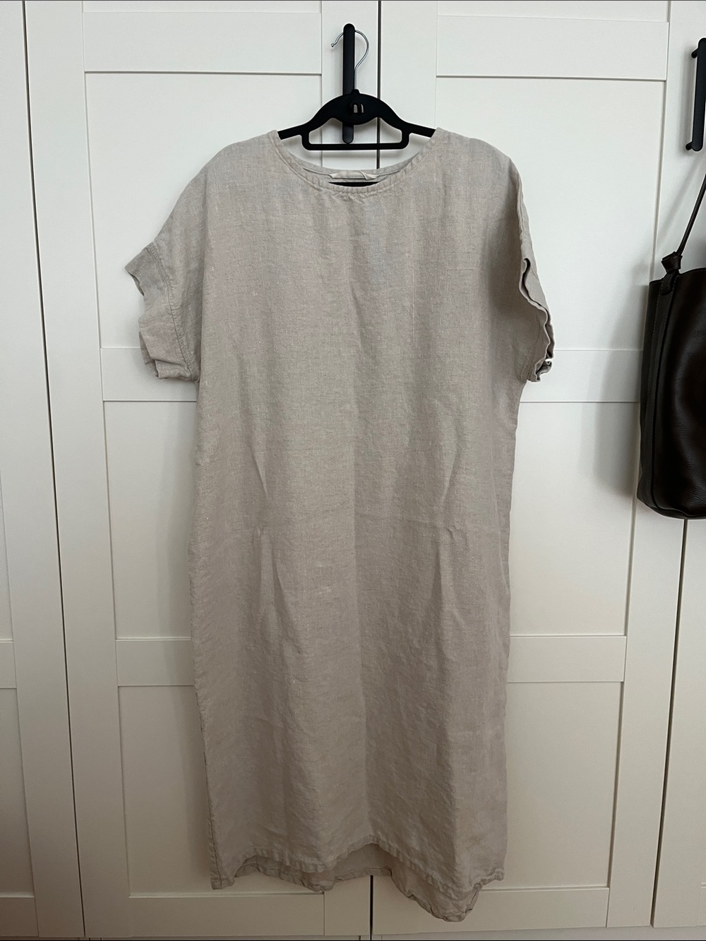 Elizabeth Suzann Georgia Midi Dress in Flax Linen